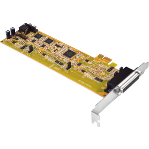 4-port RS-422/485 PCI Express Card, Oxford Single Chip Solution, Low & Standard Profile Brackets Included (WHQL Certified)